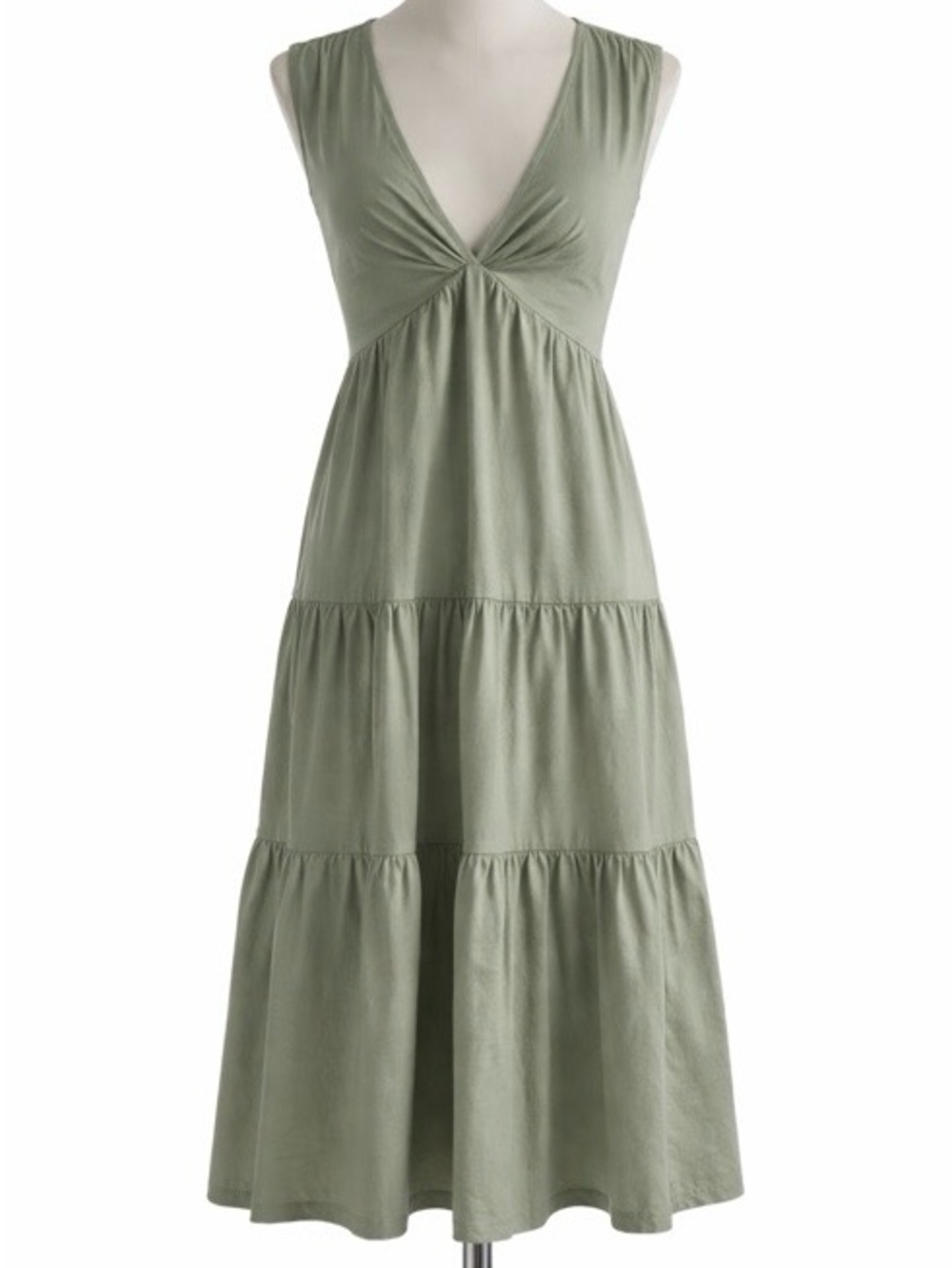Cottagecore midi maxi Tiered Summer dress Cotton Boho Prairiecore Western M